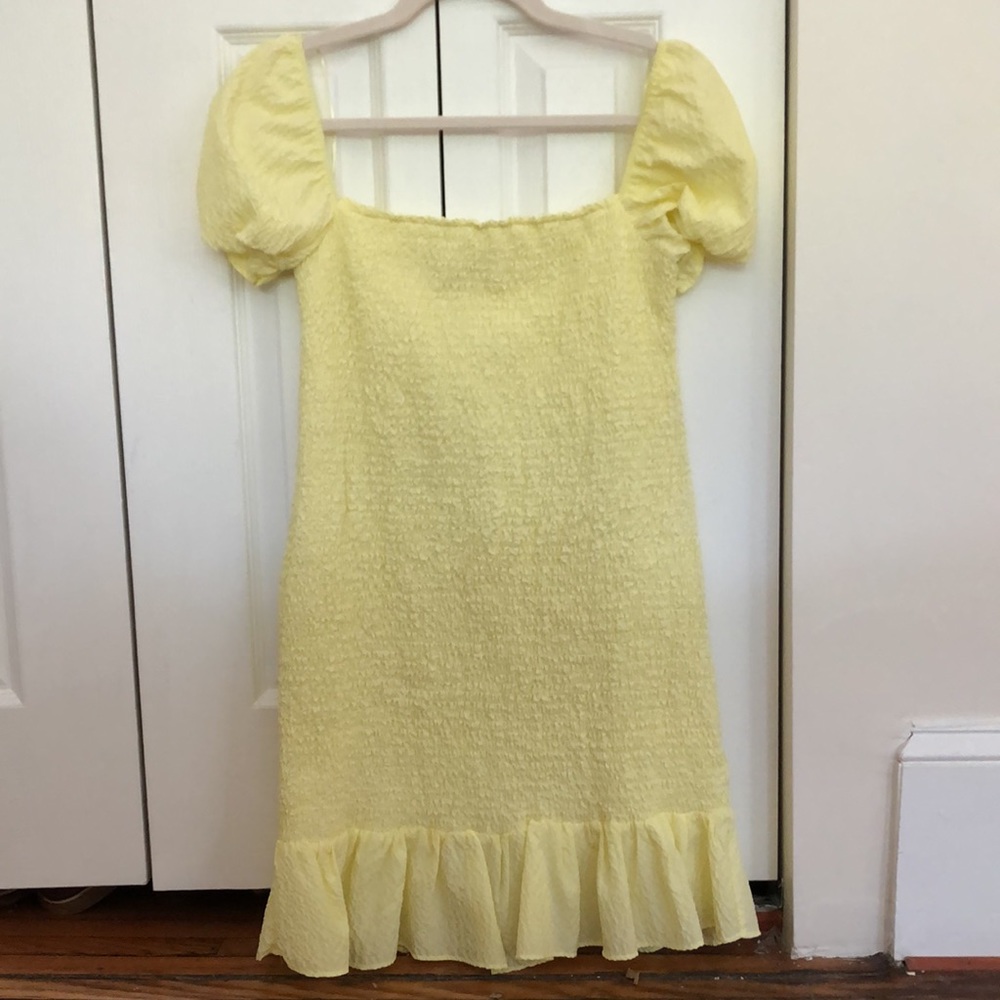 Zara Textured Weave Sundress, Size M